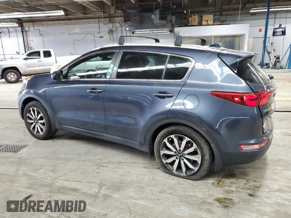 2017 Kia Sportage EX with VIN KNDPN3AC4H7092789, listed as a Copart auction lot 58401465 with 91,617 mi miles and Salvage title. Bid and sale history available at DreamBid. Image 2.