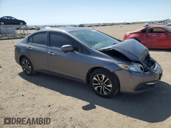 2015 Honda Civic EX with VIN 2HGFB2F81FH565277, listed as a Copart auction lot 54118905 with 229,759 mi miles and Salvage Title. Bid and sale history available at carsss.com. Image 4.