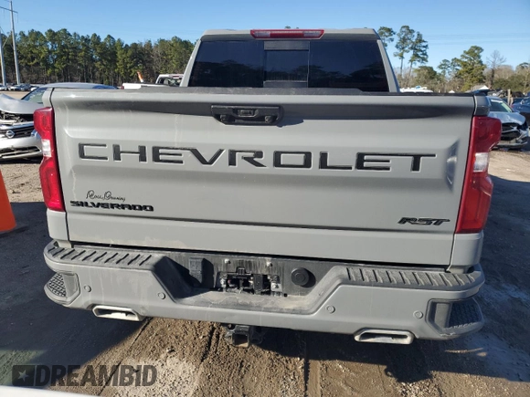 2024 Chevrolet Silverado 1500 RST with VIN 1GCUDEE80RZ374893, listed as a Copart auction lot 46840995 with 12,736 mi miles and Salvage Title. Bid and sale history available at carsss.com. Image 6.