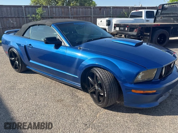 2008 Ford Mustang GT Deluxe with VIN 1ZVHT85HX85156050, listed as a Copart auction lot 53052725 with 91,343 mi miles and Clean Title. Bid and sale history available at DreamBid. Image 1.