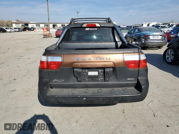 2003 Subaru Baja Special Sports с VIN 4S4BT62C537110849, выставлен на аукционе Copart как лот 78729684 с пробегом 281 973 миль миль и Чистый • Clean title. История ставок и продаж доступна на DreamBid. Изображение 6.