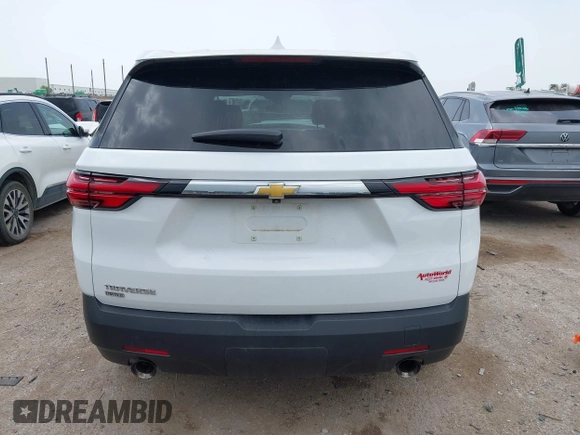 2024 Chevrolet Traverse LS with VIN 1GNESTKW4RJ139968, listed as a IAAI auction lot 42264716 with 30,131 mi miles and . Bid and sale history available at DreamBid. Image 15.