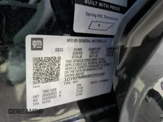 2023 Cadillac LYRIQ RWD Luxury z VIN 1GYKPMRK6PZ002495, wystawiony jako Copart lot #44713454 z przebiegiem 7347 mil mil oraz . Historia ofert i sprzedaży dostępna na DreamBid. Obrazek 13.