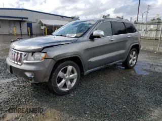 2012 Jeep Grand Cherokee Overland with VIN 1C4RJECT4CC137792, listed as a Copart auction lot 48070625 with 150,082 mi miles and Salvage Title. Bid and sale history available at carsss.com. Image 1.