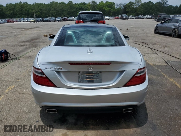 2016 Mercedes-Benz SLK 300 with VIN WDDPK3JA3GF121796, listed as a Copart auction lot 59791585 with 72,896 mi miles and Salvage title. Bid and sale history available at DreamBid. Image 6.