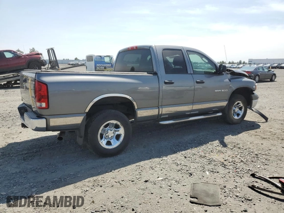 2005 Dodge 1500 SLT z VIN 1D7HU18D05S145030, wystawiony jako Copart lot #60825845 z przebiegiem 91 205 mil mil oraz Szkoda całkowita • Salvage title. Historia ofert i sprzedaży dostępna na DreamBid. Obrazek 3.