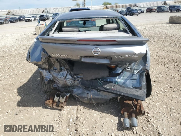 2007 Nissan Maxima 3.5 SE with VIN 1N4BA41E07C843749, listed as a Copart auction lot 49958744 with 0 mi miles and Salvage Title. Bid and sale history available at carsss.com. Image 6.