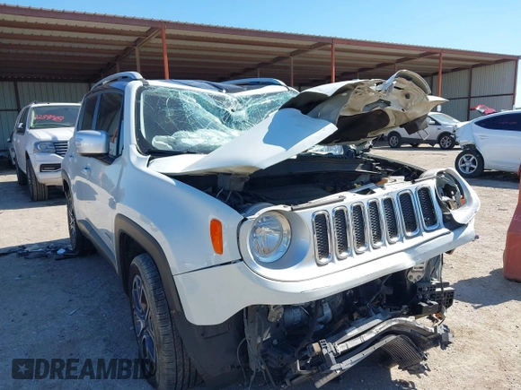 2017 Jeep Renegade Limited with VIN ZACCJADB8HPE98918, listed as a IAAI auction lot 42242652 with 138,389 mi miles and . Bid and sale history available at DreamBid. Image 1.