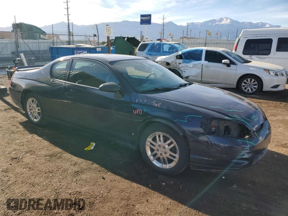 2007 Chevrolet Monte Carlo LT with VIN 2G1WK15K479416744, listed as a Copart auction lot 85472964 with 90,070 mi miles and Salvage Title. Bid and sale history available at carsss.com. Image 4.