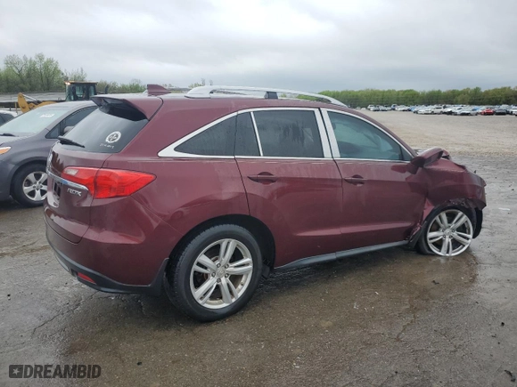 2013 Acura RDX Tech Pkg with VIN 5J8TB3H53DL015445, listed as a Copart auction lot 51422755 with 148,733 mi miles and Salvage Title. Bid and sale history available at carsss.com. Image 3.