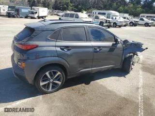 2019 Hyundai Kona Ultimate with VIN KM8K53A5XKU378758, listed as a Copart auction lot 68904724 with 99,999 mi miles and Clean Title. Bid and sale history available at carsss.com. Image 3.