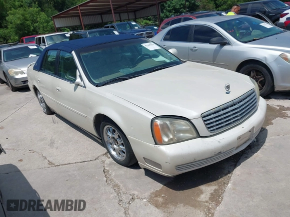2002 Cadillac DeVille z VIN 1G6KD54Y42U206950, wystawiony jako IAAI lot #42189419 z przebiegiem 98 150 mil mil oraz . Historia ofert i sprzedaży dostępna na DreamBid. Obrazek 1.