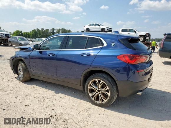2020 BMW X2 sDrive28i with VIN WBXYH9C0XL5P59325, listed as a Copart auction lot 57661505 with 49,551 mi miles and Salvage title. Bid and sale history available at DreamBid. Image 2.