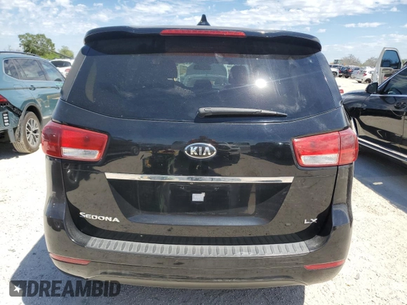 2017 Kia Sedona LX with VIN KNDMB5C13H6224112, listed as a Copart auction lot 70566624 with 101,794 mi miles and Clean Title. Bid and sale history available at DreamBid. Image 6.