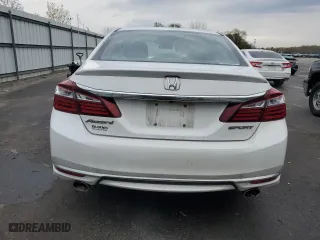 2016 Honda Accord Sedan Sport with VIN 1HGCR2F56GA132414, listed as a Copart auction lot 52891895 with 107,688 mi miles and Salvage Title. Bid and sale history available at carsss.com. Image 6.