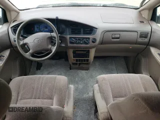 2001 Toyota Sienna CE with VIN 4T3ZF19C21U337517, listed as a Copart auction lot 57107654 with 199,496 mi miles and Salvage Title. Bid and sale history available at carsss.com. Image 8.