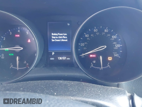 2019 Toyota C-HR XLE with VIN JTNKHMBX8K1032206, listed as a IAAI auction lot 41852134 with 136,107 mi miles. Bid and sale history available at carsss.com. Image 7.