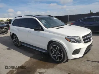 2019 Mercedes-Benz GLS 550 with VIN 4JGDF7DE6KB223645, listed as a Copart auction lot 61130865 with 105,894 mi miles and Salvage title. Bid and sale history available at DreamBid. Image 4.