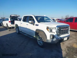 2019 GMC Sierra 1500 SLT with VIN 1GTU9DEL9KZ122372, listed as a IAAI auction lot 41489708 with 118,619 mi miles. Bid and sale history available at carsss.com. Image 1.