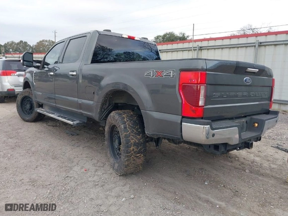 2020 Ford Super Duty F-250 SRW XL with VIN 1FT7W2BT0LED57167, listed as a IAAI auction lot 41233813 with 62,407 mi miles. Bid and sale history available at carsss.com. Image 3.