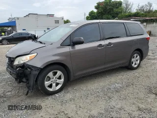 2016 Toyota Sienna L with VIN 5TDZK3DC9GS728933, listed as a Copart auction lot 63220655 with 99,923 mi miles and Salvage title. Bid and sale history available at DreamBid. Image 1.