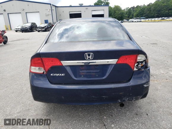 2011 Honda Civic LX with VIN 19XFA1F50BE010179, listed as a Copart auction lot 57018815 with 151,624 mi miles and Salvage Title. Bid and sale history available at DreamBid. Image 6.