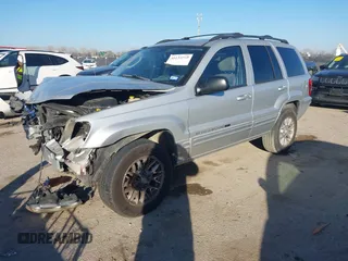 2004 Jeep Grand Cherokee Limited with VIN 1J8GX58N44C416699, listed as a IAAI auction lot 41134510 with 129,532 mi miles and . Bid and sale history available at DreamBid. Image 17.