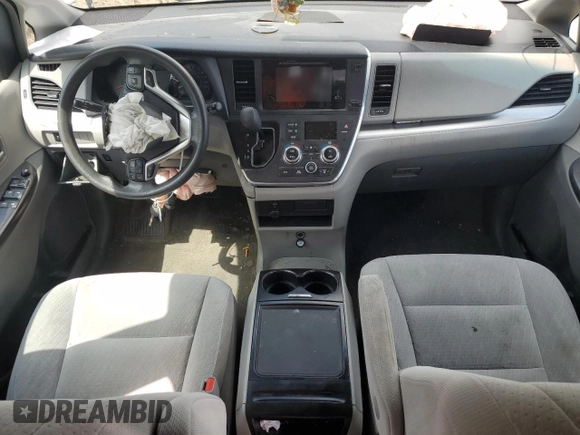 2017 Toyota Sienna LE Auto Access Seat with VIN 5TDKZ3DC1HS804935, listed as a Copart auction lot 54327274 with 0 mi miles and Salvage Title. Bid and sale history available at carsss.com. Image 8.
