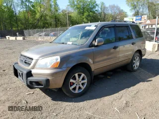 2003 Honda Pilot EX with VIN 2HKYF18503H579800, listed as a Copart auction lot 53681645 with 207,095 mi miles and Salvage Title. Bid and sale history available at DreamBid. Image 1.
