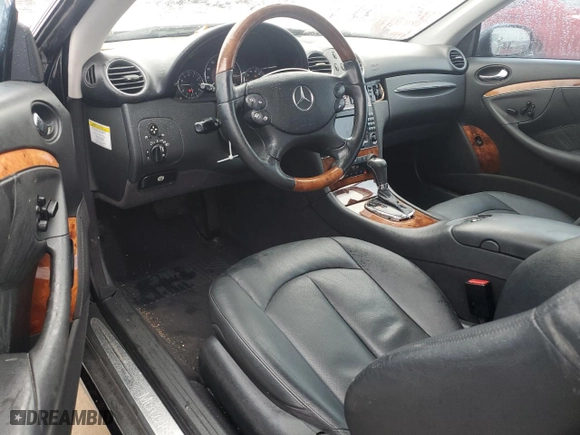2005 Mercedes-Benz CLK-Class 5.0L with VIN WDBTJ75J05F138614, listed as a Copart auction lot 44733355 with 113,866 mi miles and Salvage Title. Bid and sale history available at carsss.com. Image 8.