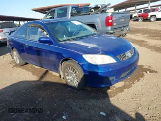 2005 Honda Civic Cpe EX with VIN 1HGEM22925L049841, listed as a IAAI auction lot 41991201 with 259,444 mi miles. Bid and sale history available at carsss.com. Image 1.