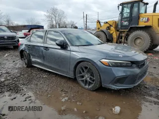 2022 Honda Civic Sedan Sport with VIN 2HGFE2F58NH597414, listed as a Copart auction lot 41904275 with 24,530 mi miles and Salvage Title. Bid and sale history available at carsss.com. Image 4.