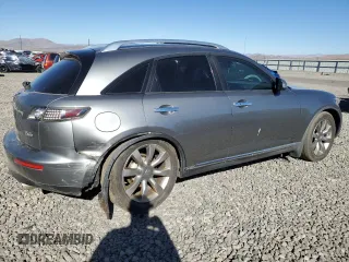 2008 Infiniti FX35 with VIN JNRAS08W58X200673, listed as a Copart auction lot 77588674 with 121,266 mi miles and Salvage Title. Bid and sale history available at carsss.com. Image 3.