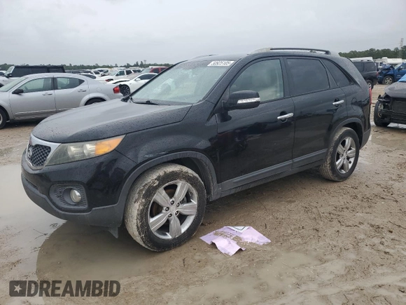2013 Kia Sorento EX with VIN 5XYKU4A62DG390929, listed as a Copart auction lot 50925105 with 110,973 mi miles and Salvage Title. Bid and sale history available at carsss.com. Image 1.