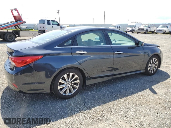 2014 Hyundai Sonata SE with VIN 5NPEC4AC7EH822687, listed as a Copart auction lot 51841415 with 200,427 mi miles and Salvage Title. Bid and sale history available at DreamBid. Image 3.