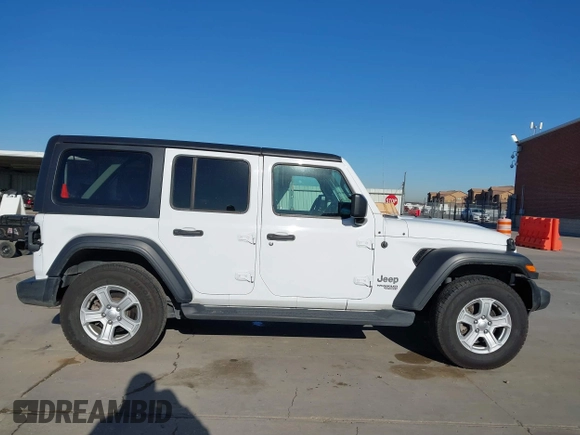 2020 Jeep Wrangler Unlimited Sport S z VIN 1C4HJXDG2LW335973, wystawiony jako IAAI lot #41376136 z przebiegiem 50 623 mil mil oraz . Historia ofert i sprzedaży dostępna na DreamBid. Obrazek 14.