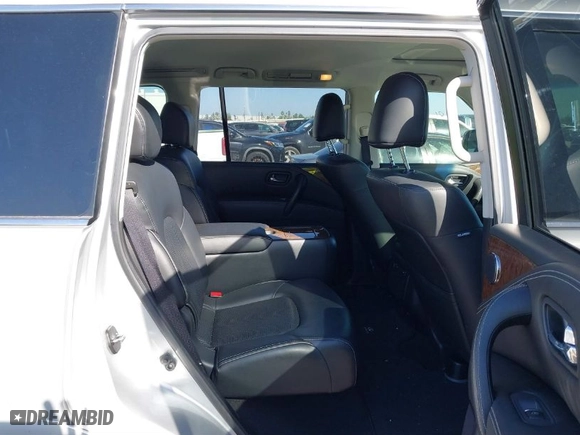 2017 Infiniti QX80 with VIN JN8AZ2NE5H9159392, listed as a IAAI auction lot 41666185 with 42,482 mi miles. Bid and sale history available at carsss.com. Image 8.