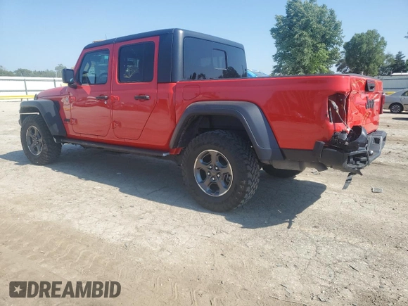 2020 Jeep Gladiator Sport S with VIN 1C6HJTAG2LL135519, listed as a Copart auction lot 60145775 with 35,122 mi miles and Salvage title. Bid and sale history available at DreamBid. Image 2.
