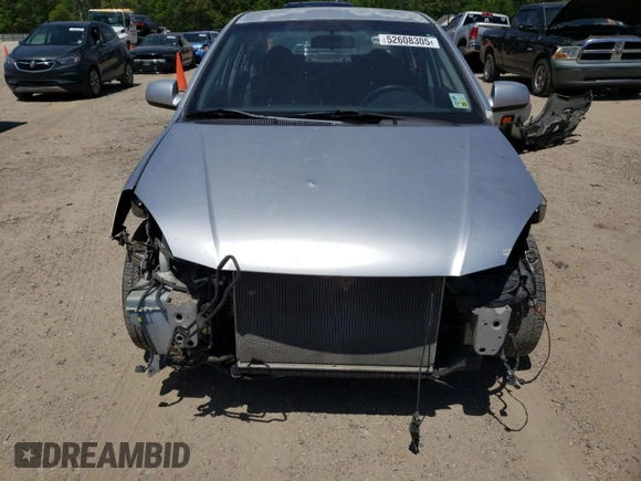 2008 Kia Rio LX with VIN KNADE123X86317693, listed as a Copart auction lot 52608305 with 72,488 mi miles and Salvage Title. Bid and sale history available at carsss.com. Image 5.