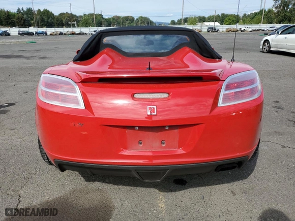 2007 Saturn Sky with VIN 1G8MB35B47Y100549, listed as a Copart auction lot 68040564 with 131,085 mi miles and Salvage Title. Bid and sale history available at carsss.com. Image 6.