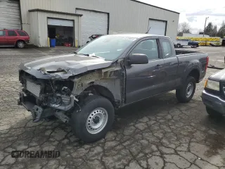 2020 Ford Ranger XL with VIN 1FTER1FH4LLA34248, listed as a Copart auction lot 43725615 with 10,179 mi miles and Salvage Title. Bid and sale history available at carsss.com. Image 1.