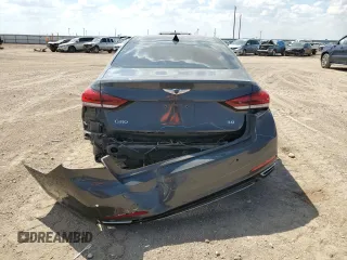2018 Genesis G80 3.8L with VIN KMHGN4JE1JU216608, listed as a Copart auction lot 69066284 with 65,386 mi miles and Clean Title. Bid and sale history available at carsss.com. Image 6.
