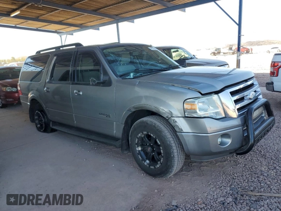 2008 Ford Expedition Max SSV with VIN 1FMFK15588LA60659, listed as a Copart auction lot 44174985 with 365,591 mi miles and Salvage title. Bid and sale history available at DreamBid. Image 4.