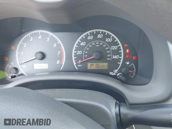 2010 Toyota Corolla with VIN 1NXBU4EE2AZ240438, listed as a IAAI auction lot 42125407 with 185,253 mi miles and . Bid and sale history available at DreamBid. Image 7.