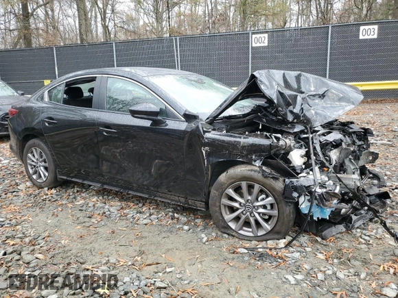 2024 Mazda 3 S with VIN 3MZBPAAM1RM430705, listed as a Copart auction lot 81414684 with Not Provided miles and Salvage Title. Bid and sale history available at DreamBid. Image 4.