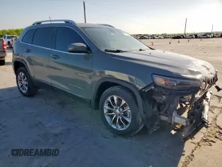 2020 Jeep Cherokee Latitude Plus with VIN 1C4PJLLB3LD577645, listed as a Copart auction lot 52131195 with 38,340 mi miles and Salvage Title. Bid and sale history available at carsss.com. Image 4.