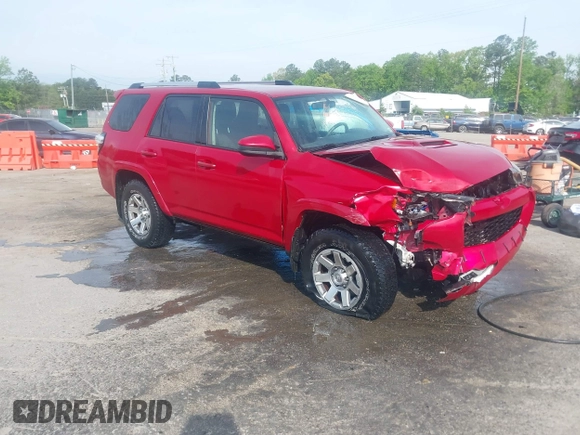 2014 Toyota 4Runner Limited with VIN JTEBU5JR0E5202396, listed as a IAAI auction lot 42107848 with 134,893 mi miles. Bid and sale history available at carsss.com. Image 1.