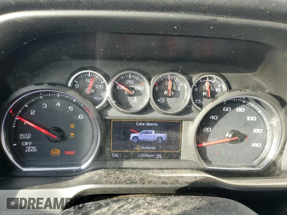 2020 Chevrolet Silverado 1500 LT with VIN 1GCRYDEDXLZ220779, listed as a Copart auction lot 46518275 with 133,306 mi miles and Salvage Title. Bid and sale history available at carsss.com. Image 9.