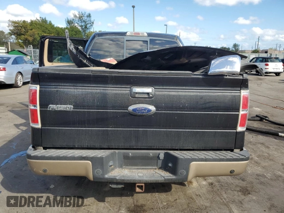 2012 Ford F-150 XL with VIN 1FTFW1ET4CFA81653, listed as a Copart auction lot 44022195 with Not provided miles and Salvage title. Bid and sale history available at DreamBid. Image 6.