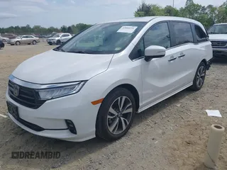 2023 Honda Odyssey Touring с VIN 5FNRL6H84PB072746, выставлен на аукционе IAAI как лот 42085251 с пробегом 17 247 миль миль и . История ставок и продаж доступна на DreamBid. Изображение 18.